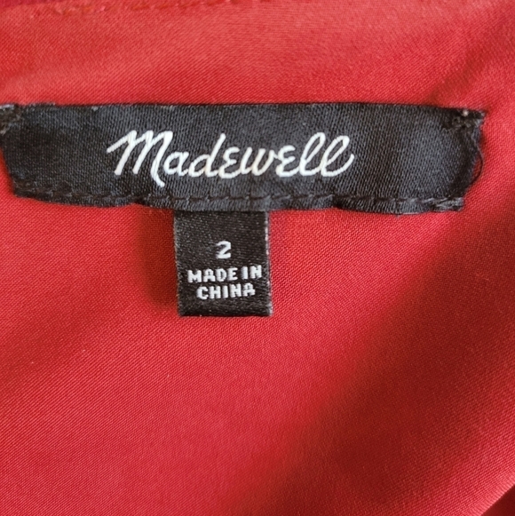 Madewell Tulip Sleeve "Tall Sunflower" Maxi Dress Size 2 - Picture 7 of 7